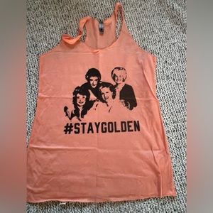 Next Level. Stay Golden. Women’s tank top.